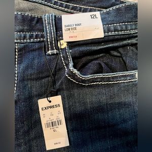 Express Jeans, Barely Boot Cut, Size 12L